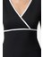 Stil Kadın Biye Detaylı Fitted Vücuda Oturan Bluz Regular Örme Slim Kalıp Reglan Kol 2