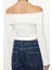 Stil Kadın Fermuar Detaylı Kısa Normal Kalıp Bluz Crop Örme Regular Kalıp Reglan Kol 5