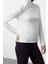 Stil Kadın Micro Reflektör Baskı Detaylı Spor Üst Bluz Örme Slim Fit Kalıp Reglan Kol 1