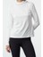 Stil Kadın Micro Reflektör Baskı Detaylı Spor Üst Bluz Örme Slim Fit Kalıp Reglan Kol 2