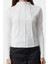 Stil Kadın Fitted Fermuarlı Biye Detaylı Fitilli Esnek Bluz Standart Örme Regular Kalıp Reglan Kol 3