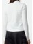Stil Kadın Fitted Fermuarlı Biye Detaylı Fitilli Esnek Bluz Standart Örme Regular Kalıp Reglan Kol 4