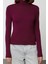 Stil Kadın Yumuşak Kumaşlı Fitted Vücuda Oturan Esnek Bluz Regular Örme Slim Kalıp 3
