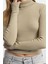 Stil Kadın Fitted Vücuda Oturan Parmak Detaylı Fitilli Esnek Bluz Crop Örme Slim Kalıp 2
