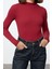 Stil Kadın 2li Paket Fitilli Fitted Vücuda Oturan Kol Esnek Bluz Regular Örme Slim Kalıp 4
