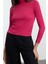 Stil Kadın Yumuşak Kumaşlı Fitted Vücuda Oturan Esnek Bluz Regular Örme Slim Kalıp 1