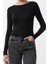Stil Kadın Ikili Paket Kısa Fitted Vücuda Oturan Bluz Crop Örme Slim Kalıp 3