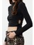 Stil Kadın Bağlama Detaylı Fitted Vücuda Oturan Esnek Bluz Regular Örme Slim Kalıp 1