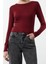 Kadın Moda Şık Crop Bisiklet Yaka Slim Kalıp Örme Ikili Paket Kısa Fitted Vücuda Oturan Bluz 4