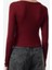 Kadın Moda Şık Crop Bisiklet Yaka Slim Kalıp Örme Ikili Paket Kısa Fitted Vücuda Oturan Bluz 5