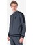 Antrasit Erkek Fermuarlı Sweatshirt 23N-1124 2