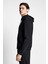 Siyah Erkek Fermuarlı Kapüşonlu Sweatshirt 23S-1241-23N 2