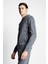 K.gri Melanj Erkek Fermuarlı Kapüşonlu Sweatshirt 23S-1241-23N 2