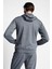 K.gri Melanj Erkek Fermuarlı Kapüşonlu Sweatshirt 23S-1241-23N 3