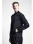 Siyah Erkek Fermuarlı Sweatshirt 23S-1247-23N 2