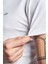 Beyaz Erkek Kısa Kollu T-Shirt 23S-1294-23B 4