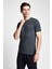 Antrasit Erkek Kısa Kollu T-Shirt 24S-1294-24B 1