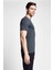 Antrasit Erkek Kısa Kollu T-Shirt 24S-1294-24B 3