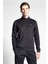 Siyah Erkek Fermuarlı Sweatshirt 24S-1249-24B 1
