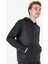 24B-1137-23N Kapsonlu Sweatshırt Erkek Sıyah 24BTES001137-633 3