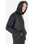 24B-1137-23N Kapsonlu Sweatshırt Erkek Sıyah 24BTES001137-633 4