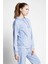 Comfort Fit 23BTBS002118LAVL Lavanta Kadın Fermuarlı Kapüşonlu Sweatshirt 23B-2118 3