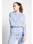 Comfort Fit 23BTBS002118LAVL Lavanta Kadın Fermuarlı Kapüşonlu Sweatshirt 23B-2118 4
