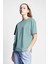 Yeşil Kadın Kısa Kollu T-Shirt 23B-2120 1