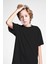 Siyah Çocuk Kısa Kollu T-Shirt 24S-3298-24B 4