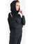 23N-2128 Kadın Fermuarlı Kapşonlu Sweatshirt 23NTBS002128 4