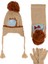 Kitti 1-4 Yaş Erkek Bebek & Çocuk Aksesuarlı Içi Polarlı Atkı Bere Eldiven 3'lü Takım 1