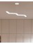 Zigzag (Beyaz Kasa, Beyaz Işık) Ledli Modern Sarkıt LED Avize 2