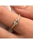 Gümüş Yüzük - Gümüş Yüzük - Oval Kesim Green Topaz Taşlı Yan Zirkon Taşlarla Süslenmiş 925 Ayar Gümüş Yüzük 3