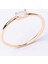 Gümüş Yüzük - Gümüş Yüzük - 0.50 Karat Oval Sade Minimal Pembe Kuvars 925 Ayar Tektaş Gümüş Yüzük 2
