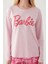 Barbie 1766 Kadın Yuvarlak Yaka Uzun Kol Pijama Takım 4