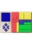 Huarongdao Plastic Toys Children's Puzzle Assembly Building Blocks Birthday Color Box Logic Block Puzzle (Yurt Dışından) 1