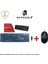 Kablolu Standart Q Klavye Siyah + Optical Mouse Seti 1