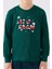 3131 Noel Let It Snow Erkek Çocuk Yeşil Uzun Kol Pijama Takım 4