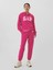 Kadın Pembe  Logo Fleece Sweatshirt 4