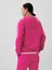 Kadın Pembe  Logo Fleece Sweatshirt 5