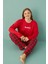 50802-2 Büyük Beden Kadın Honey Milan Kumaş Pijama Takım 4