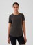 Kadın Siyah fit Breathe T-Shirt 1