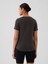 Kadın Siyah fit Breathe T-Shirt 4
