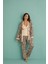 14401-6 Kadın Termal Ip Askılı Sabahlıklı 3'lü Pijama Takım 2