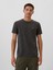 Erkek Siyah Logo Everyday Soft T-Shirt 1