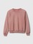 Kadın Pembe Vintage Soft Raglan Sweatshirt 2