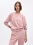 Kadın Pembe Vintage Soft Raglan Sweatshirt 1