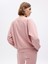 Kadın Pembe Vintage Soft Raglan Sweatshirt 3