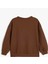 Zımba Detaylı Sweatshirt Uzun Kollu Bisiklet Yaka Şardonlu 2