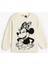 Minnie Mouse Sweatshirt Lisanslı Pullu Payetli Uzun Kollu Bisiklet Yaka Şardonlu 1